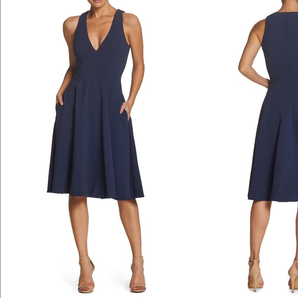 Dress the Population Catalina Fit & Flare Dress - Picture 2 of 12